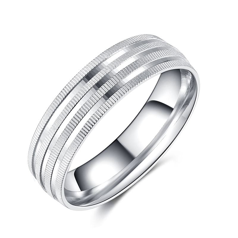 925 Sterling Silver Plain Classic Band Ring for Me...