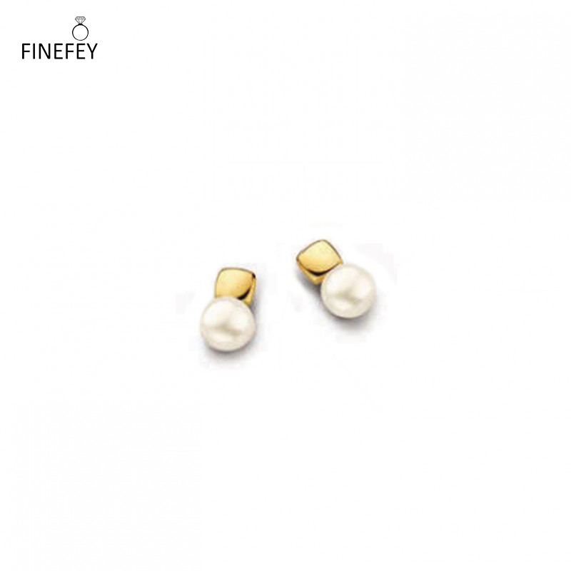 FINEFEY 925 Sterling Silver Classic Freshwater Pea...