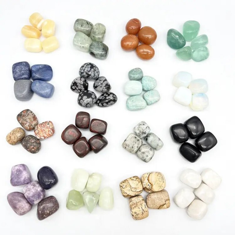 Polished Gemstones Mixed Tumble Stones Healing Cry...