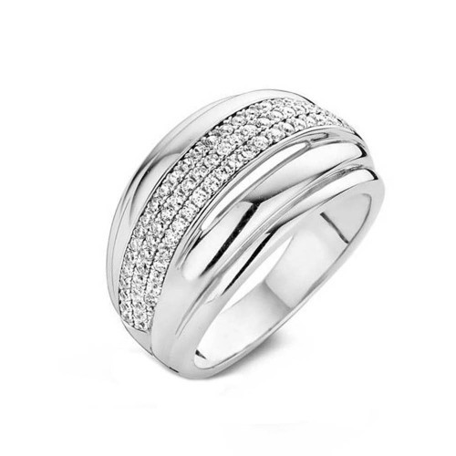 925 Sterling Silver zircon fashion ring